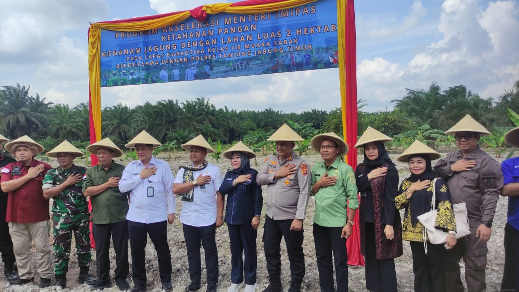 Kanwil Kemenkum Jambi hadiri Program Akselerasi Menteri Imipas di Lapas Narkotika Muara Sabak