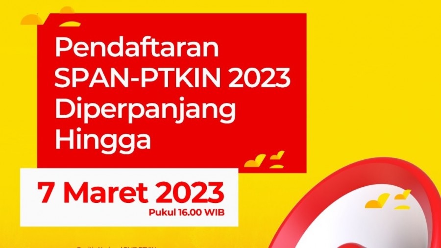   Pendaftaran SPAN PTKIN Diperpanjang Hingga Besok!