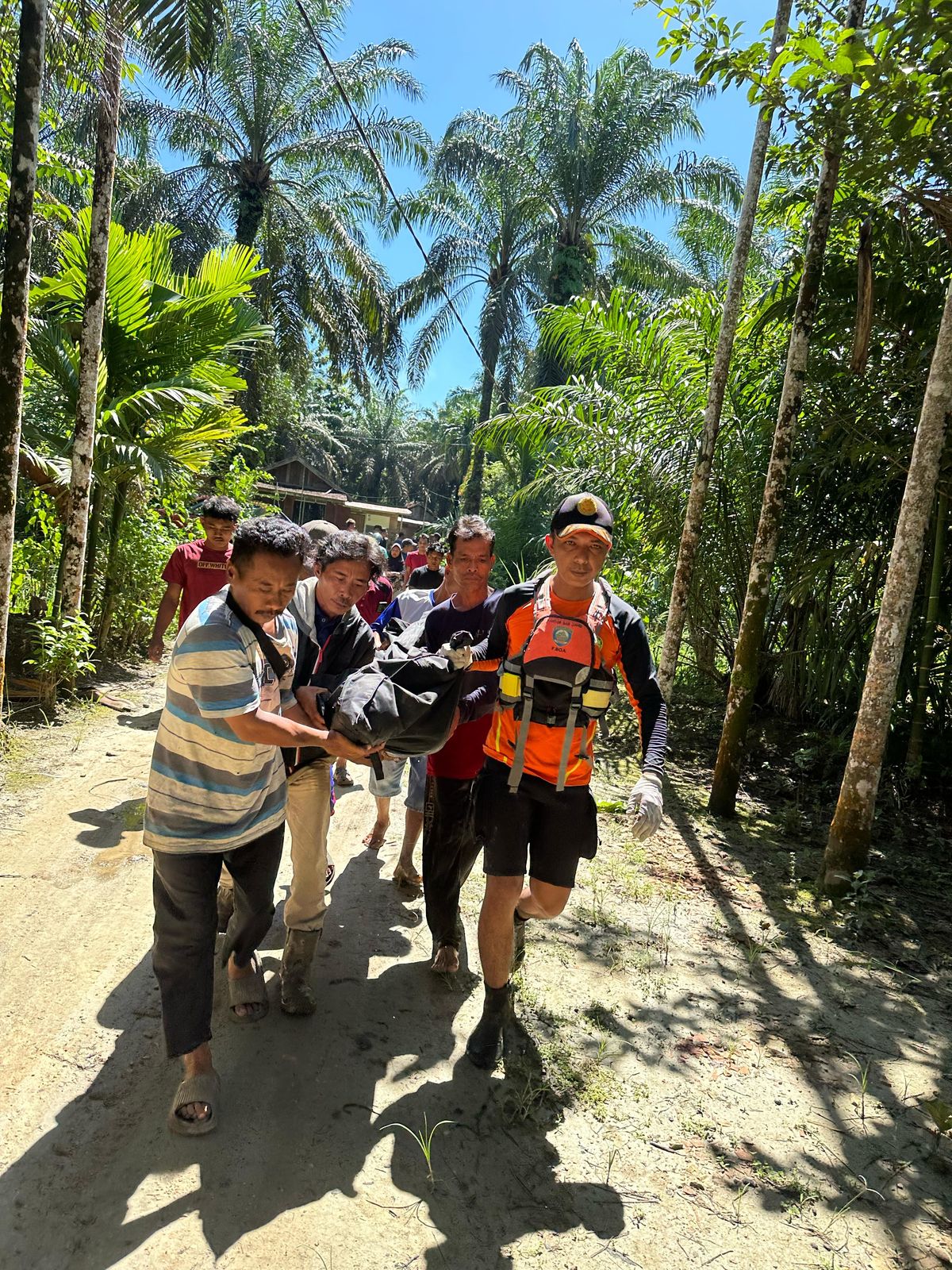 Korban Tenggelam di Sungai Lagan Tanjabtim Ditemukan Meninggal Dunia