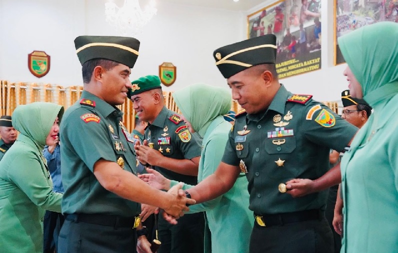 Dandim 0415/Jambi Kolonel Inf Yoga Cahya Prasetya Resmi Naik Pangkat