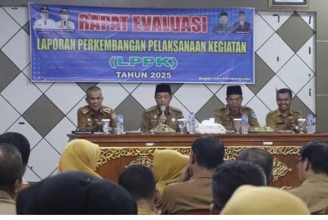Sekda Fajarman Pimpin Rapat Evalusi LPPK 2025, Agar Lebih Cepat, Akan Diterapkan Sistem Elektronik