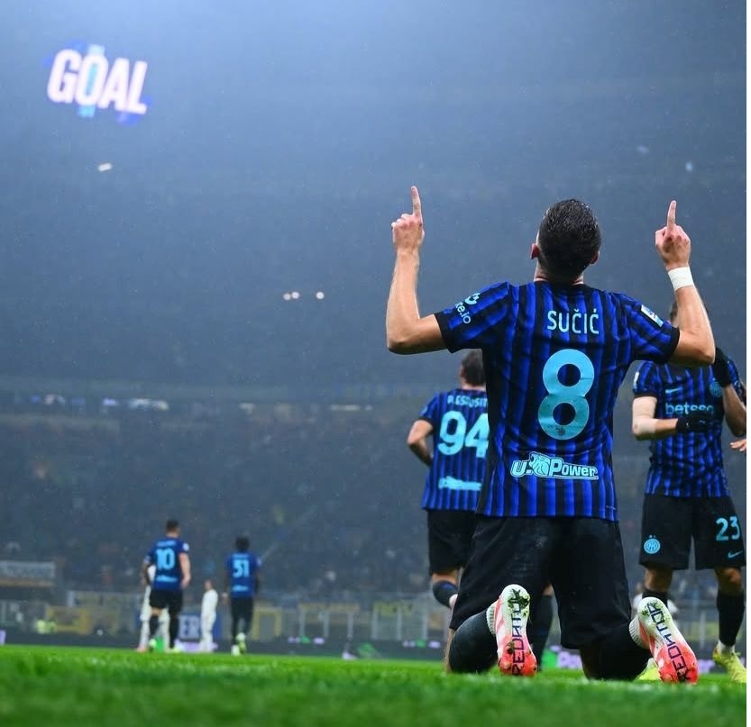 Gelandang Inter Milan Petar Sucic Cetak Gol Perdana
