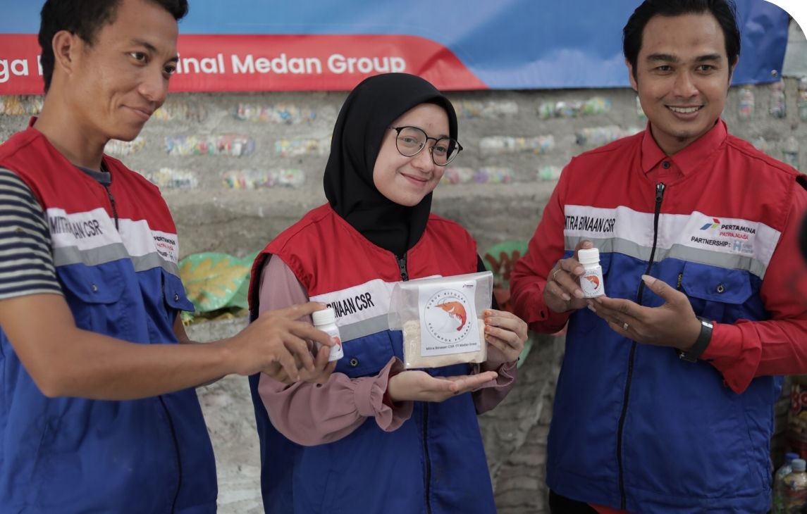 CUAN LAGI! Mengolah Limbah Kulit Udang Ala Fuel Terminal Medan Group, Perbulan Bisa Dapat Segini