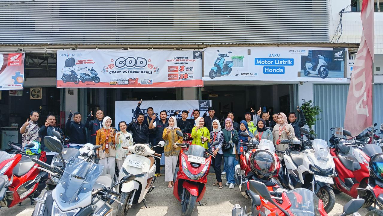 Paguyuban Honda Merangin Touring ke Jangkat, Ajak Rider Lebih Aman di Jalan