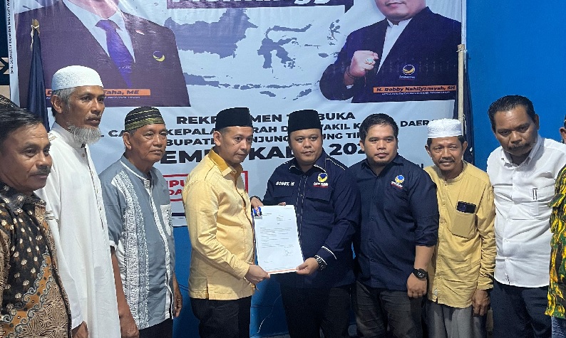 Sudah Mantap Maju Pilbup Tanjabtim, Muslimin Tanja Resmi Daftar ke NasDem