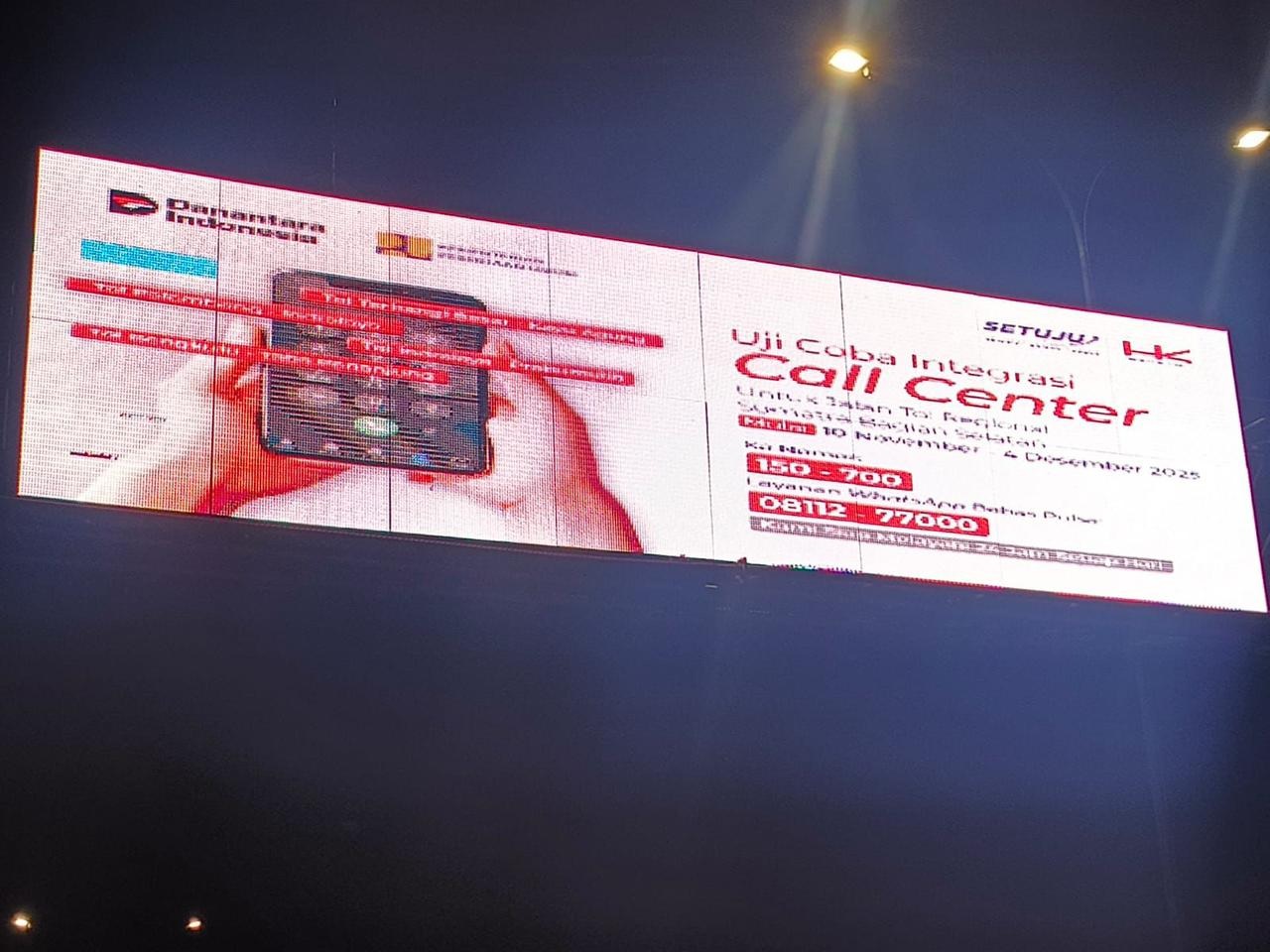 Hutama Karya  Uji Coba End-To-End Call Center di Jalan Tol Sumsel, Berikut Daftar Jalan Tolnya