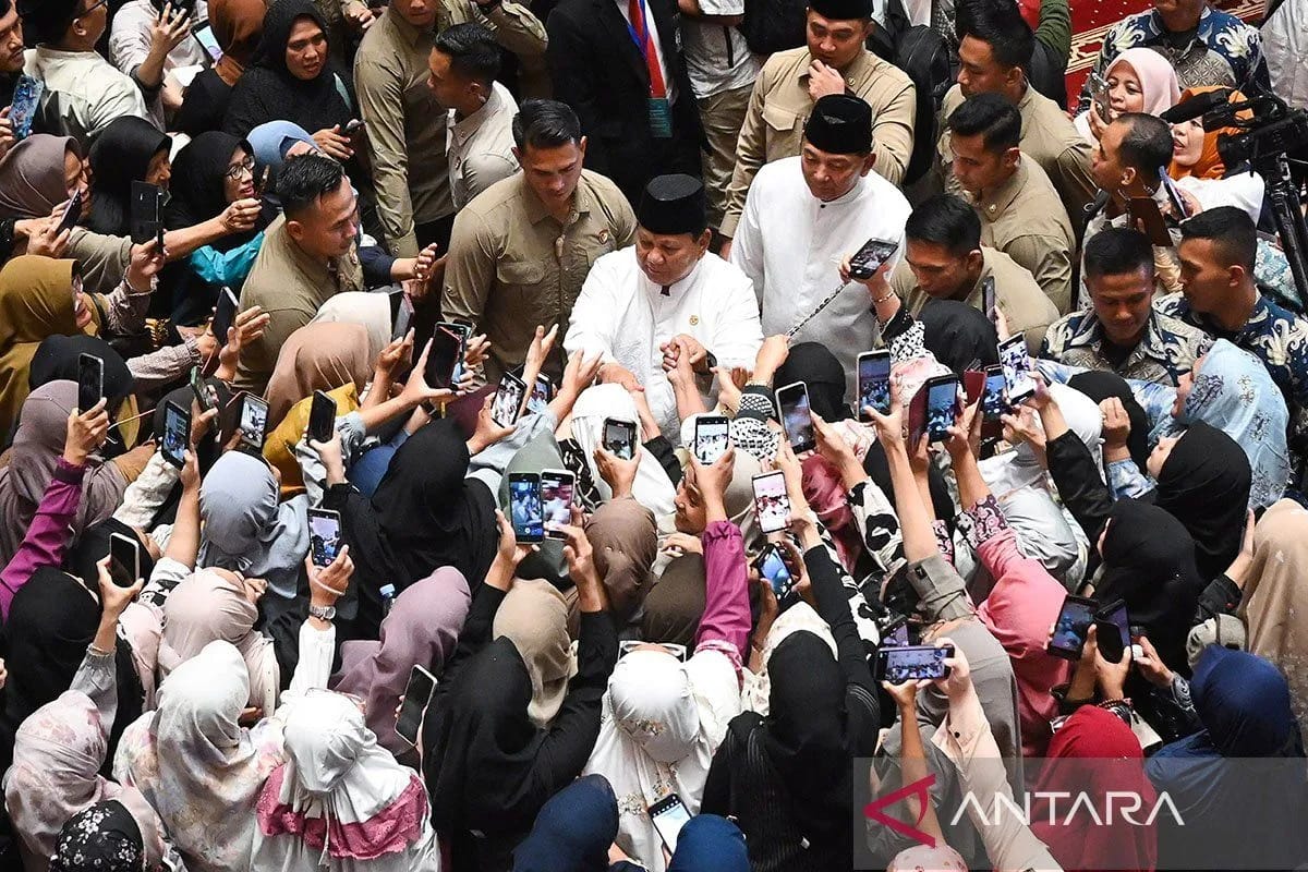 Prabowo Ajak Umat Islam Teladani Akhlak Nabi Muhammad SAW