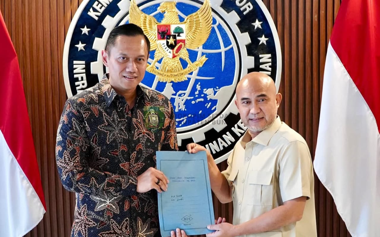 Dedy Putra Audiensi dengan Menko AHY, Bahas Soal Infrastruktur di Bungo