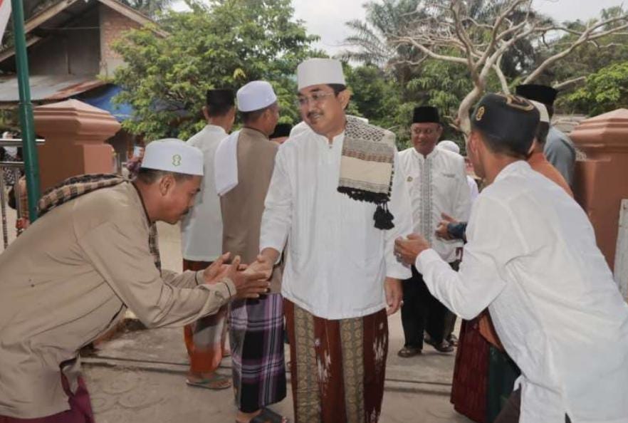 Bupati dan Wabup Tanjab Barat Safari Ramadhan ke Desa Brasau Kecamatan Tungkal Ulu