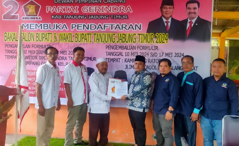 Berharap Bisa Berkoalisi, Robby Kembalikan Formulir ke Gerindra