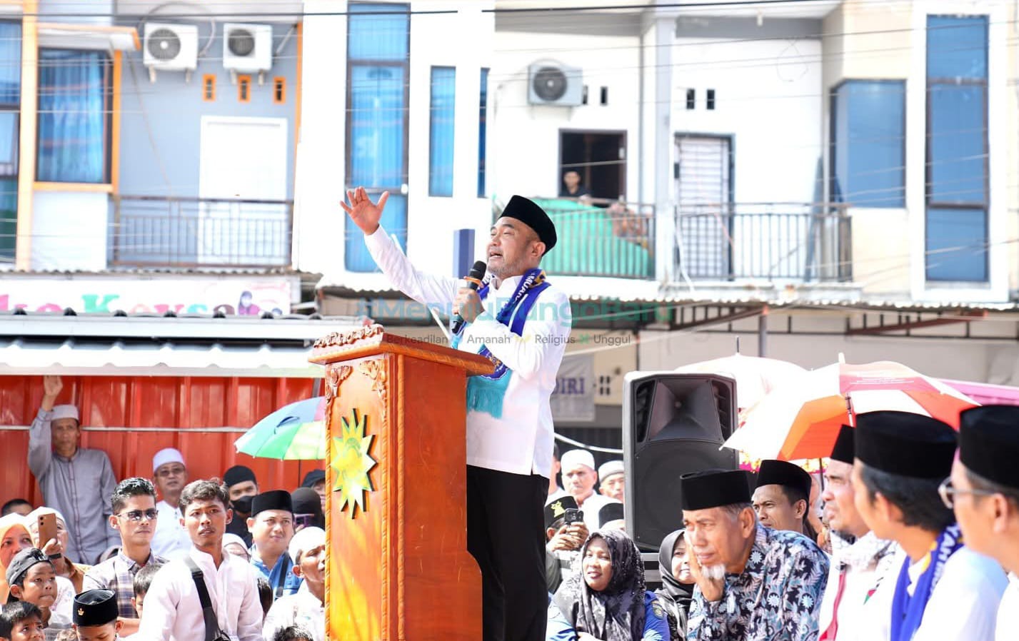 Bupati Dedy Putra Hadiri Tabligh Akbar Ustadz Abdul Somad di Kampus UMMUBA