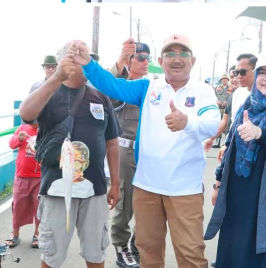 Bupati Anwar Sadat Buka Lomba Mancing Mania Kuala Tungkal 