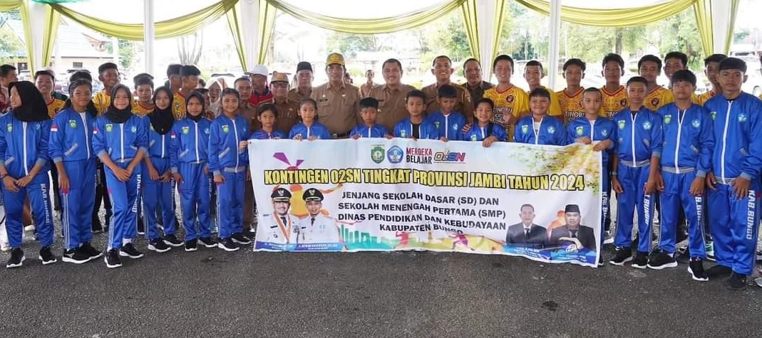 Kontingen O2SN Bungo Siap Tampil yang Terbaik di Tingkat Provinsi Jambi