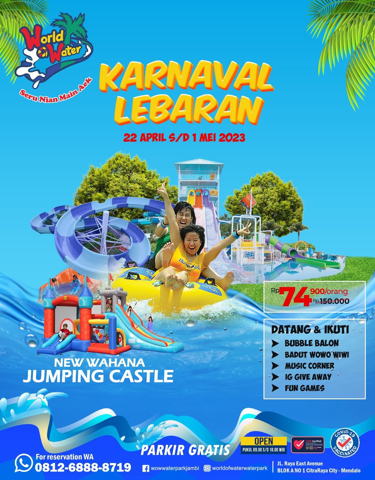 Carnaval Lebaran World of Water Waterpark 