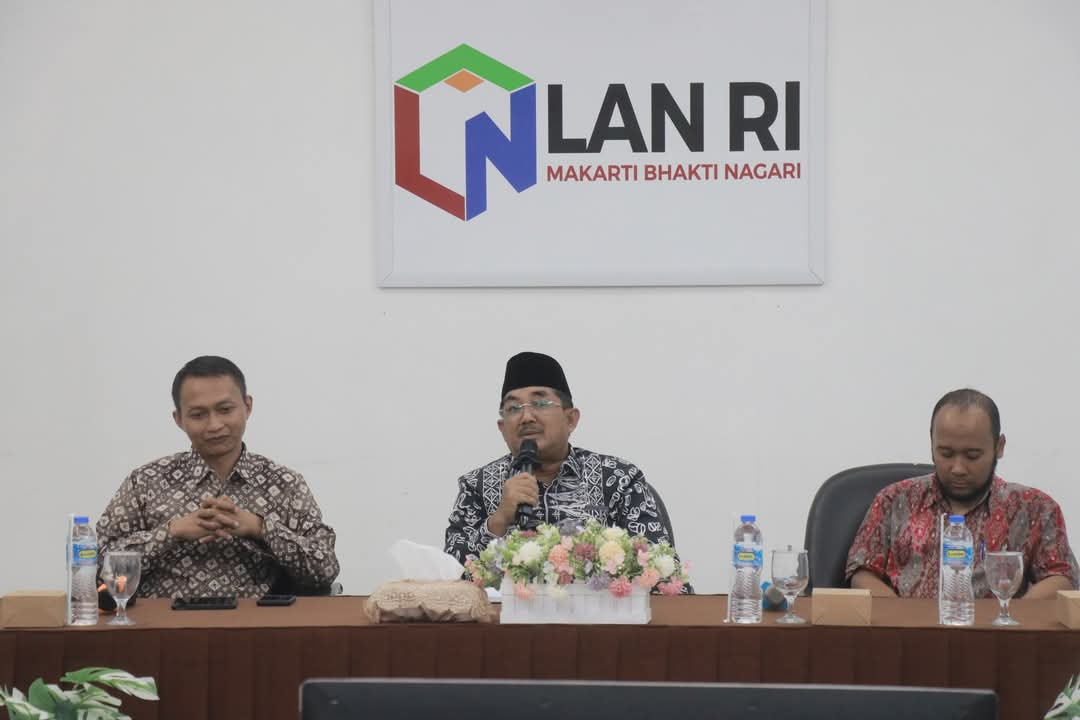 Bupati Tanjab Barat Kunjungi LAN untuk Persiapan Seleksi Jabatan Eselon II