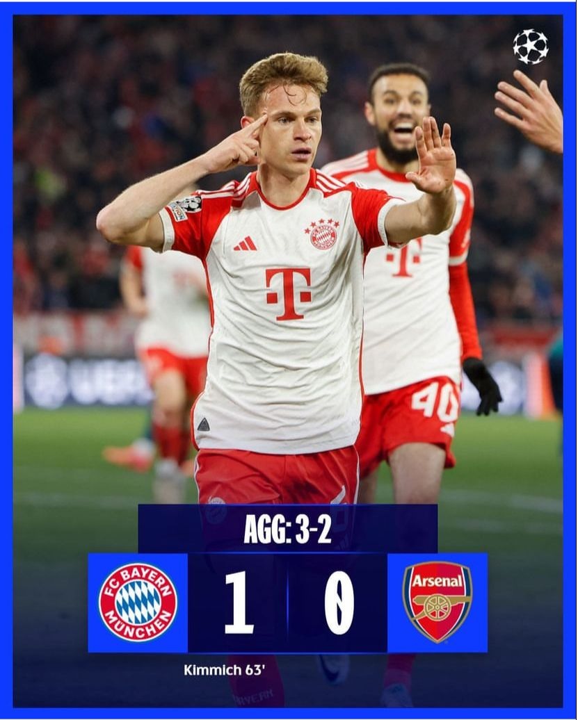 Pukul Arsenal 1-0, Bayern Munchen Lolos Semifinal
