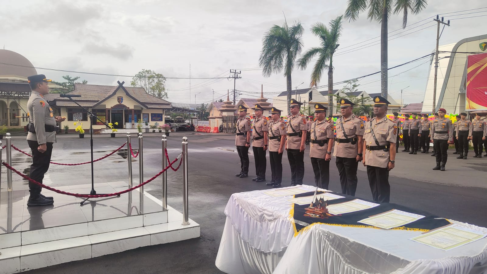 Sertijab Wakapolres Tanjab Barat, Kompol Johan Christy Silaen Gantikan Kompol Jan Nanti Hasiholan