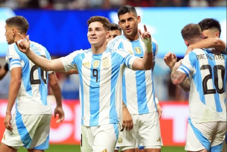 Bermaterikan Pemain Piala Dunia, Argentina Tancap Gas, Gulung Kanada 2-0