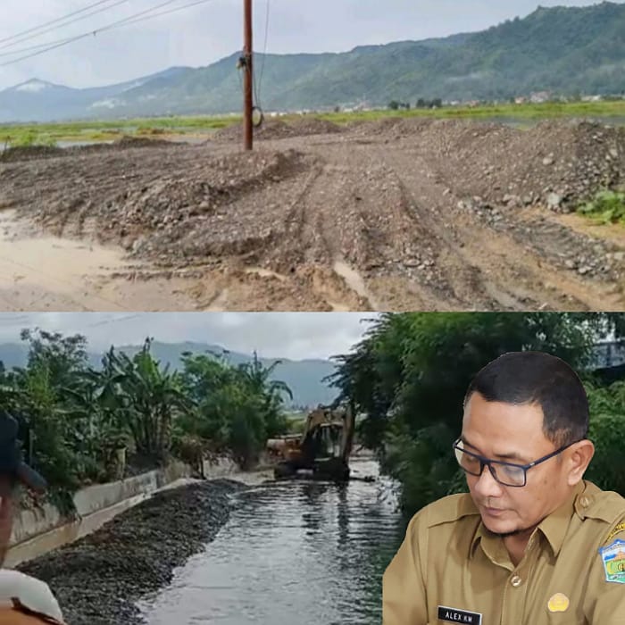 Pimpinan DPRD Sungai Penuh Pertanyakan Material Normalisasi Dibawa di Tanah Pribadi