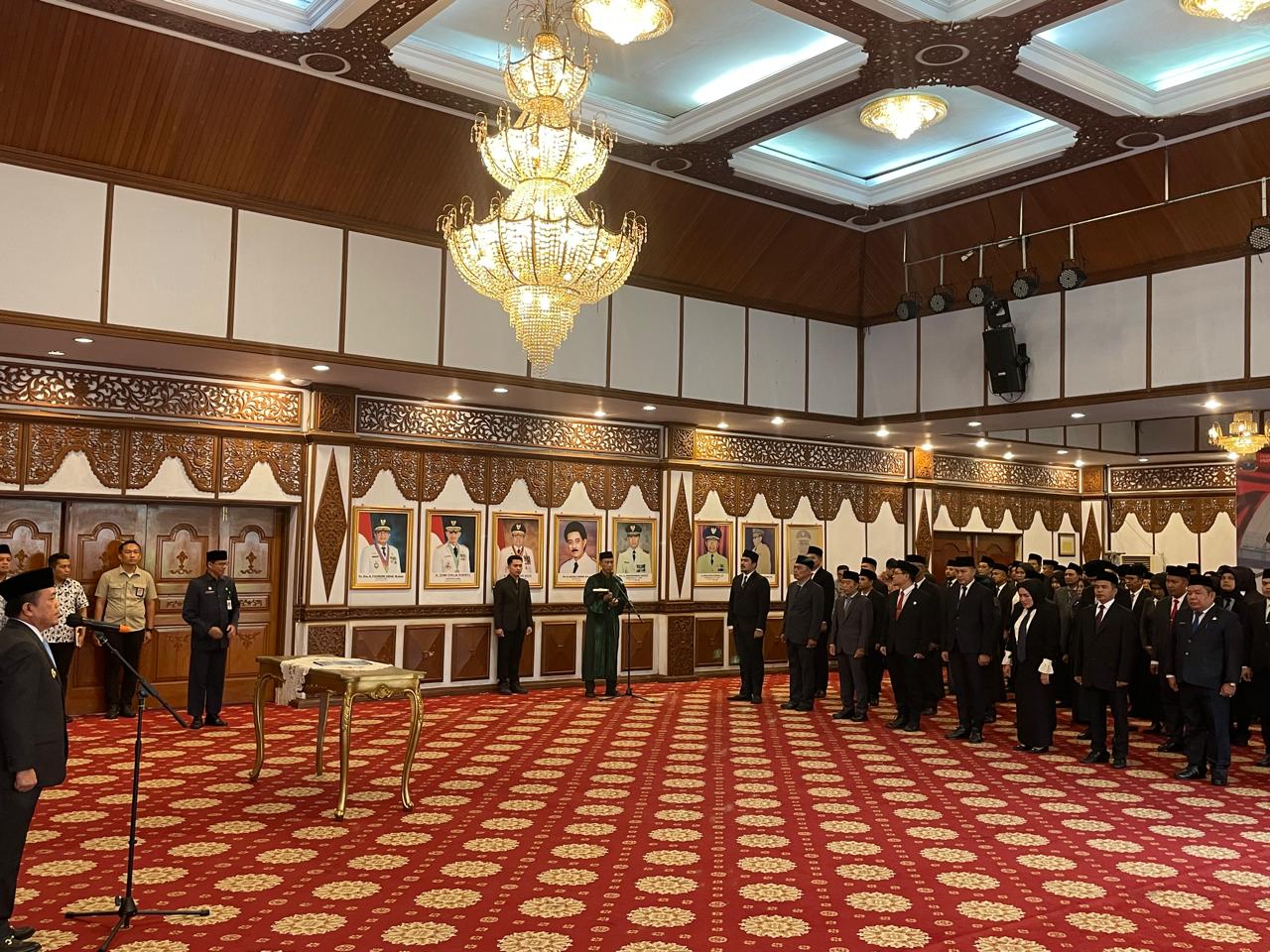 Berikut Daftar Nama 107 Pejabat Pemprov Jambi Eselon III dan IV Yang Dilantik Gubernur Al Haris