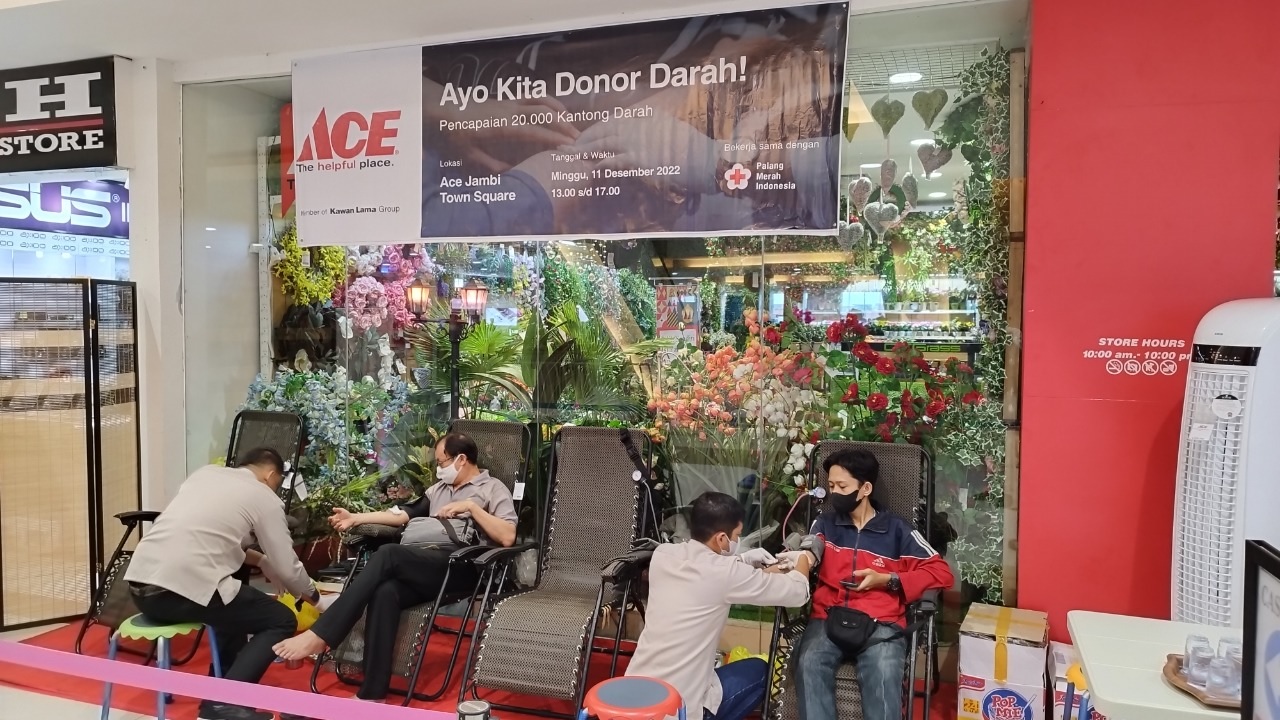 ACE Jamtos Gelar Aksi Donor Darah