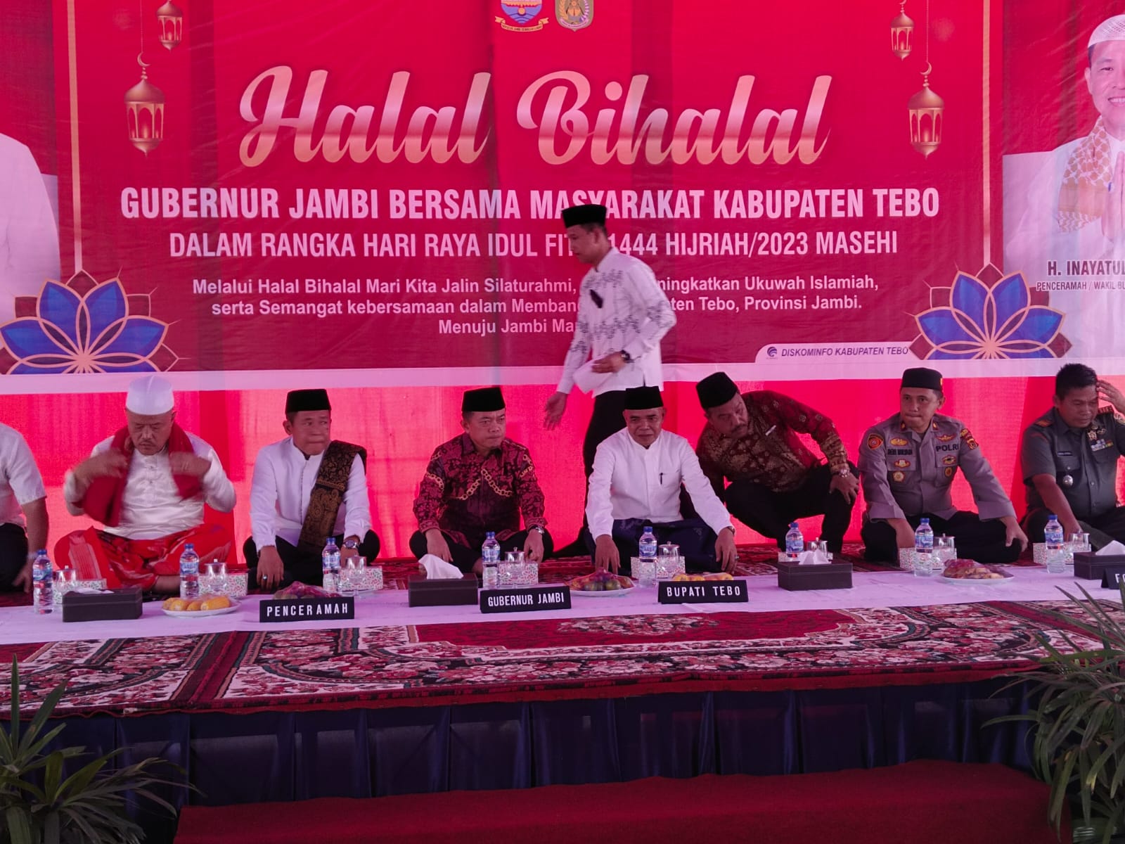 Pj Bupati Aspan Dampingi Gubernur Jambi Halal Bihalal Bersama Masyarakat Tebo