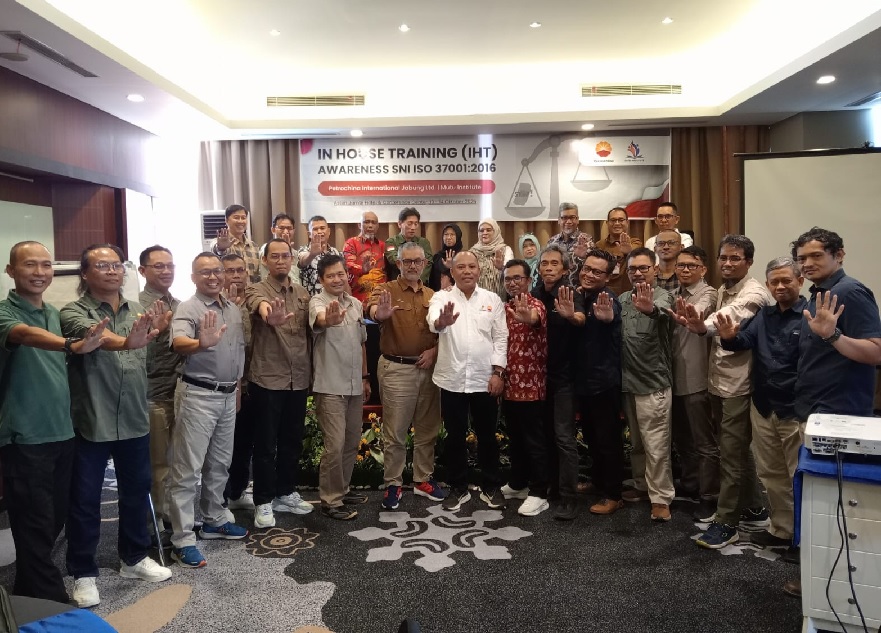 Perkuat Budaya Integritas, SKK Migas PetroChina Gelar Pelatihan Awareness SNI ISO 37001:2016