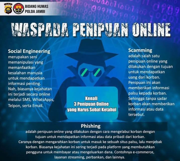 Waspada! Kenali Tiga Jenis Kejahatan Online yang Sering Terjadi