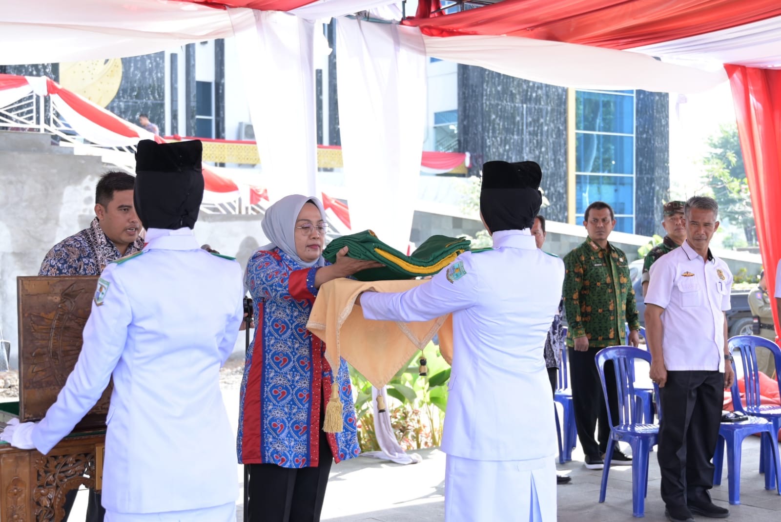 Pastikan Berjalan Lancar, Pj Wali Kota Jambi Pimpin Langsung Gladi Bersih Upacara HUT RI Ke-79 Di Balaikota