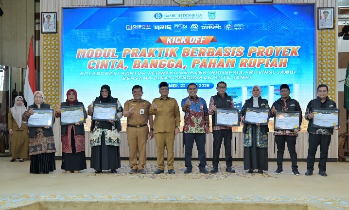 Kota Jambi Luncurkan Modul CBP Rupiah Pertama di Indonesia, Wujudkan Generasi Cinta Uang Nasional