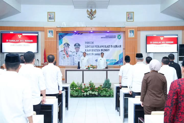 Bupati Mashuri Secara Resmi Buka Forum Lintas Perangkat Daerah Kabupaten Bungo 2025