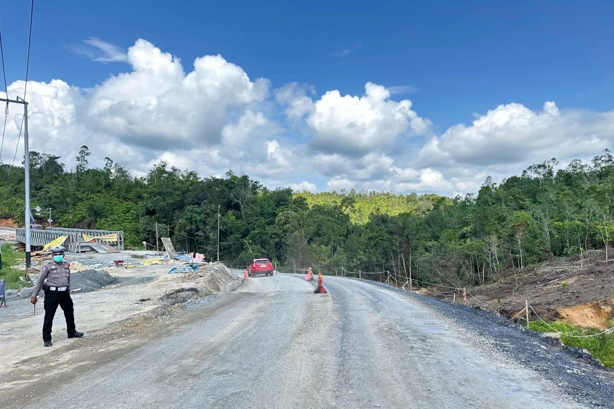 Jalan Lintas Riau-Sumbar Via Tanjung Alai Kembali Normal