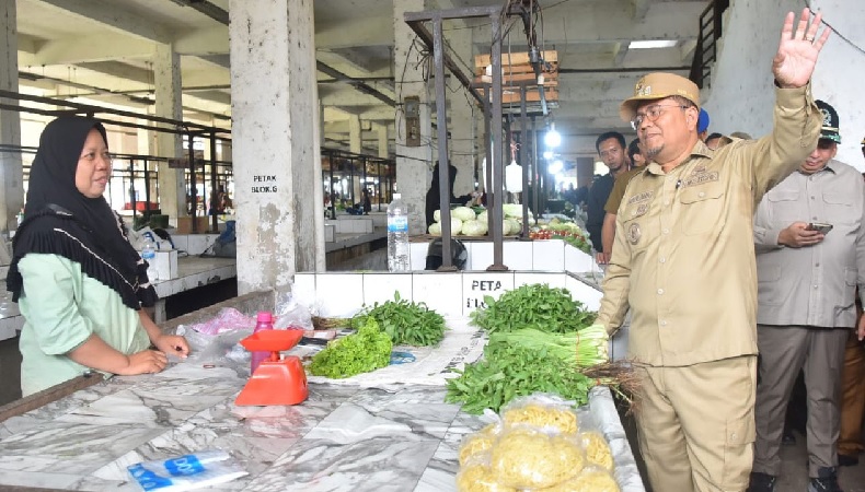 94 PKL Daftar di Pasar Talang Banjar, 7 Pedagang Pindah ke Pasar Angso Duo