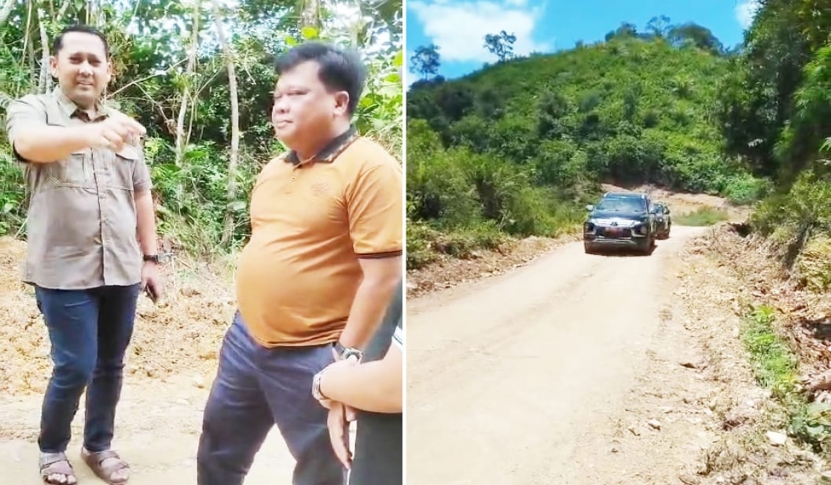 Bupati H M Syukur Alhamdulillah Jalan Sei Pinang-Ngaol Kini Lancar