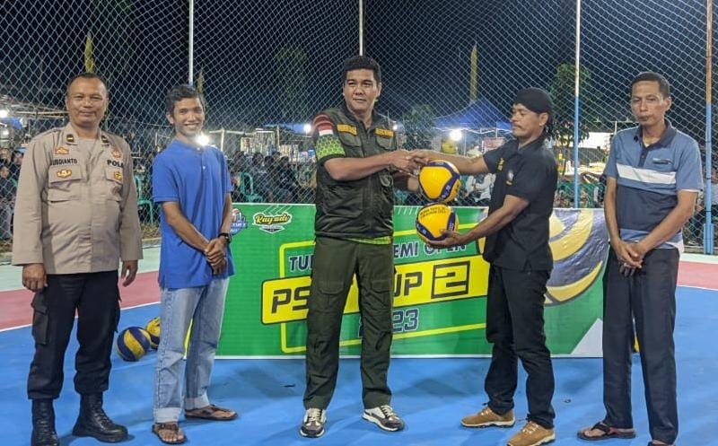 Wabup Nilwan Yahya Buka Turnamen Volly PSHT