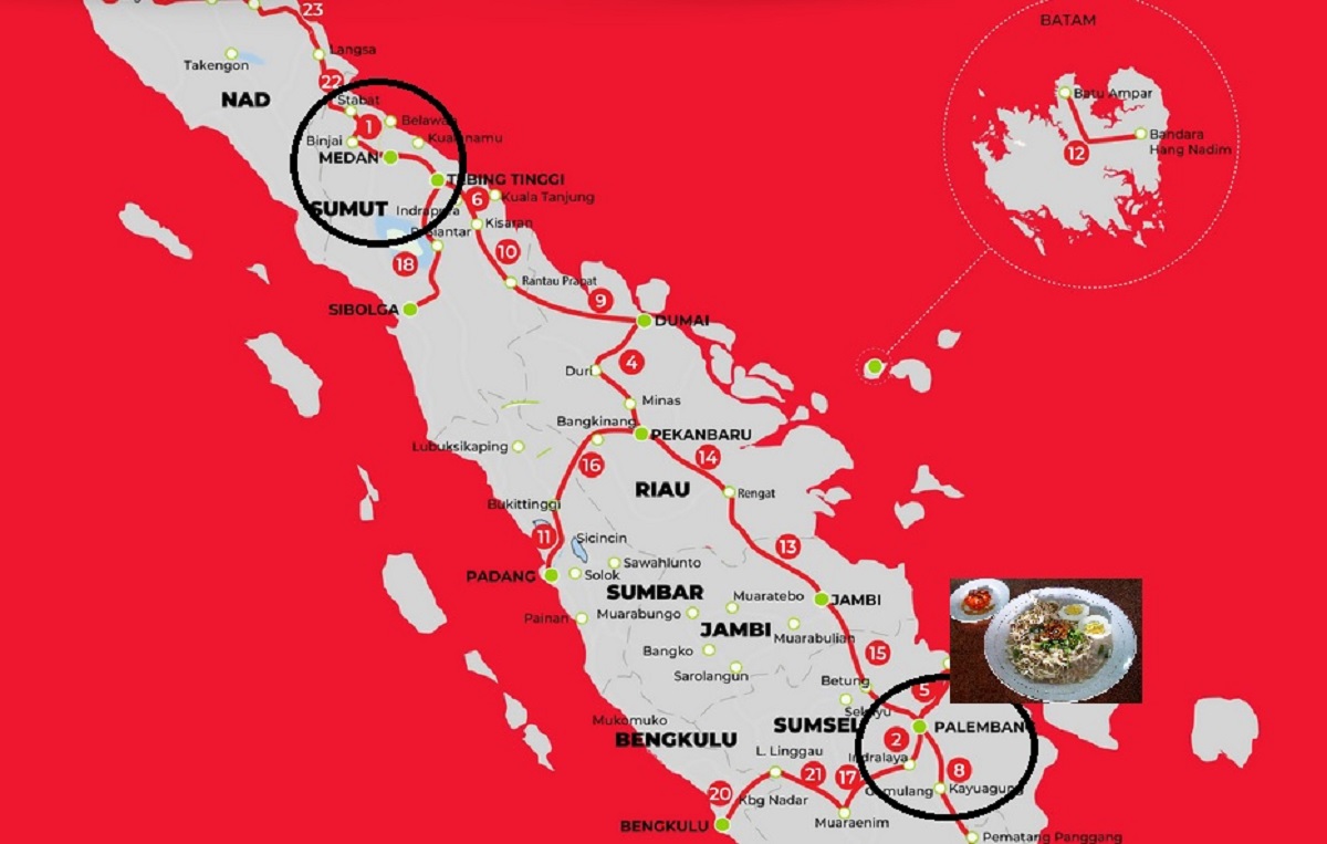 Naik JTTS: Sarapan di Medan Malam Sudah Makan Mie Celor di Palembang
