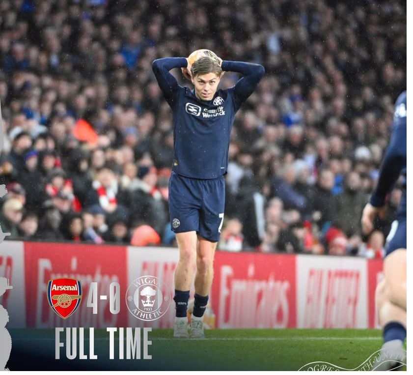 Putaran Keempat Piala FA, Arsenal Bantai Wigan Athletic 4-0