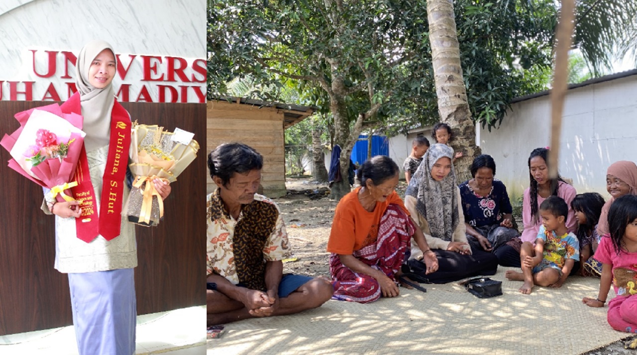 Juliana Sarjana Perempuan Pertama dari Suku Anak Dalam Jambi, Orang Tua Terus Dihina Sempat Ingin Berhenti 