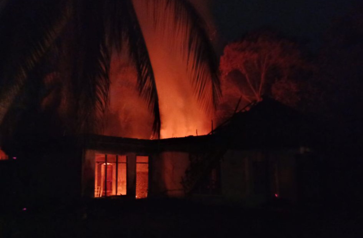Kebakaran Tempat Penimbunan Minyak di Jaluko, Warga Sempat Dengan Suara Ledakan