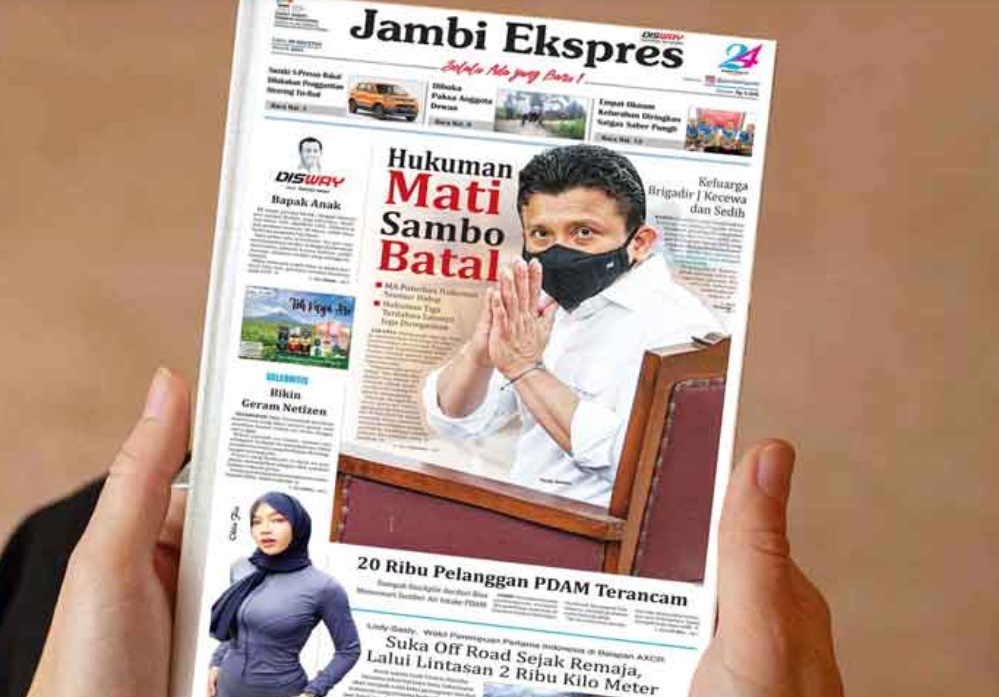 Baca Koran Jambi Ekspres Edisi Rabu 9 Agustus 2023