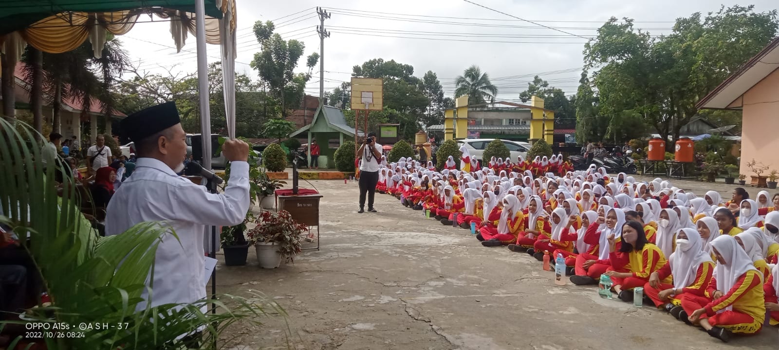 Bupati Merangin H Mashuri Launching Gerakan Nasional Aksi Bergizi