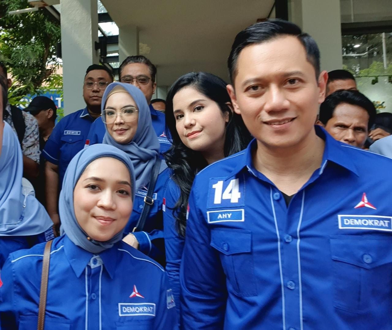 Mutiara Ramadhani Turut Antar Ketum PD AHY ke KPU RI, Daftarkan 580 Caleg DPR RI dari Partai Demokrat