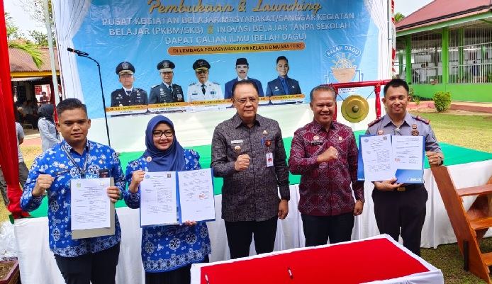 Pemkab Tebo Launching Pusat Kegiatan Belajar di Lapas Tebo