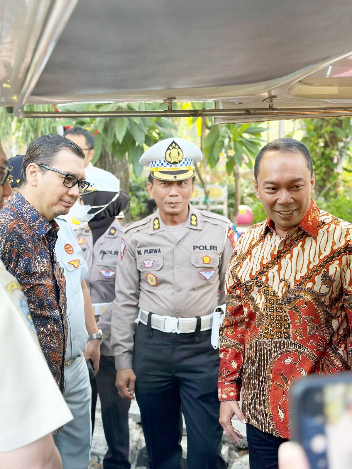 Direktur Utama Jasa Raharja Pantau Pelaksanaan Operasi Zebra Gabungan di Taman Bungkul Surabaya