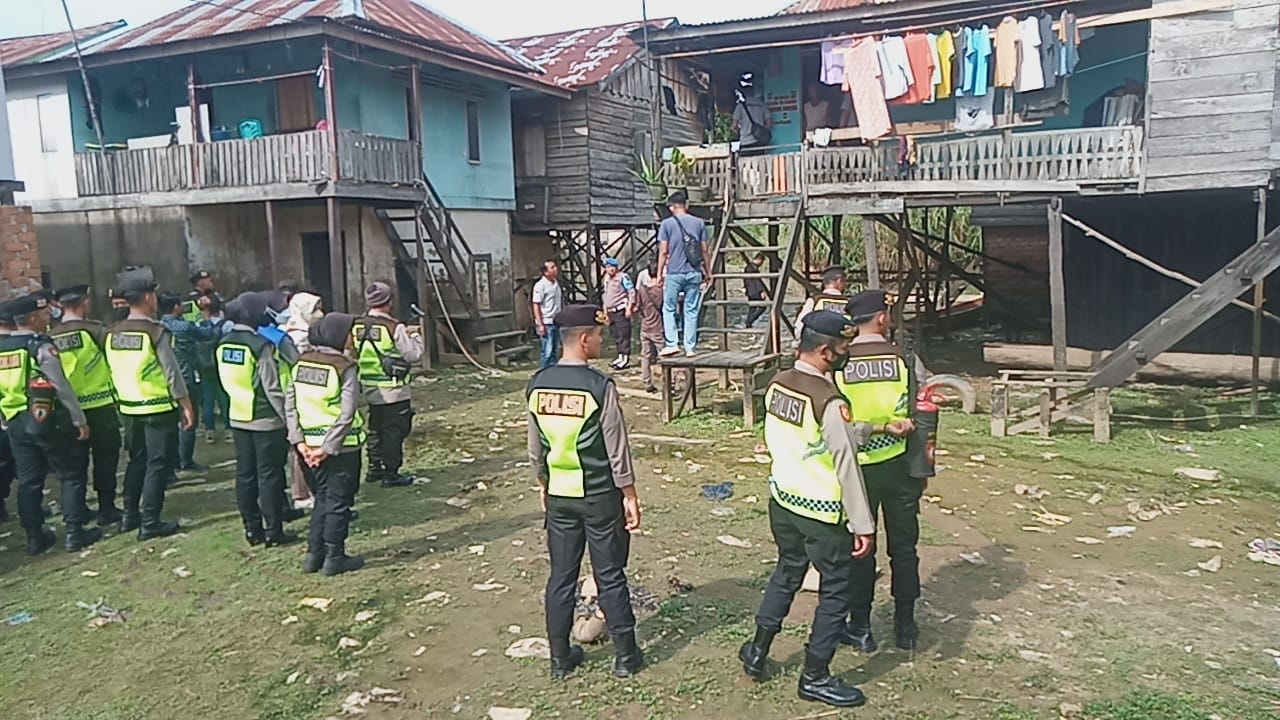 BREAKING NEWS: Polresta Jambi Lakukan Penggrebekan Kampung Narkoba di Pulau Pandan 