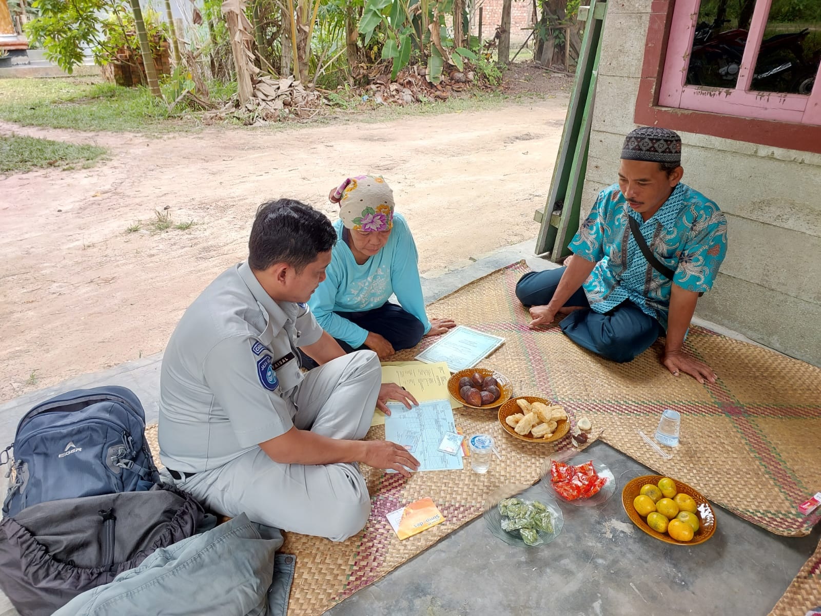    Jasa Raharja Jambi Sampaikan Hak Santunan Pengendara Motor vs Truk di Sebapo Kabupaten Muaro Jambi