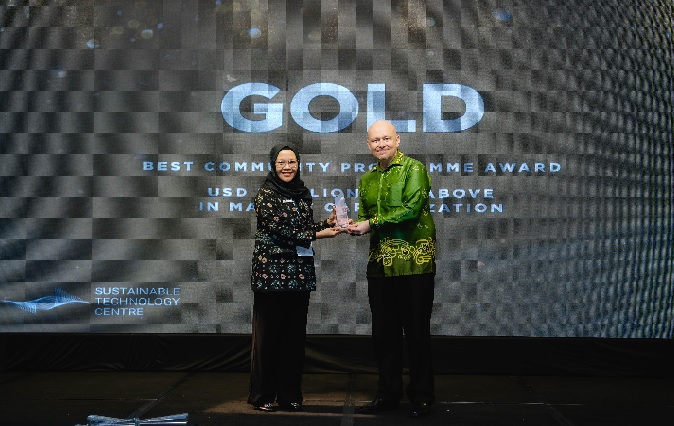 Program Kampung Lamperkas Maju, Raih The 16th Annual Global CSR & ESG Summit & Awards 2024