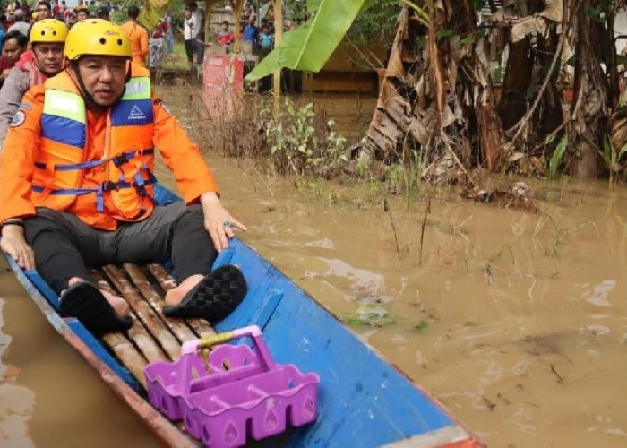 Tangani Banjir, Pj Bupati Merangin Gerak Cepat, H Mukti Buka Posko Donasi di Rumdis untuk Bantu Korban Banjir