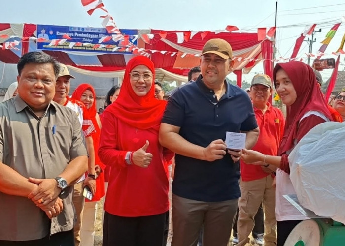 Bupati M Syukur Launching Bank Sampah Pulau Kemang Jaya untuk Dorong Ekonomi Warga