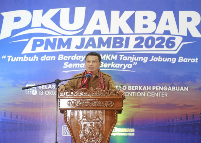 Wabup Katamso Tegaskan Komitmen Pemkab Tanjung Jabung Barat Perkuat UMKM melalui PKU Akbar 2026